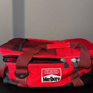 Marlboro Unlimited Red and Black Duffel cooler Bag